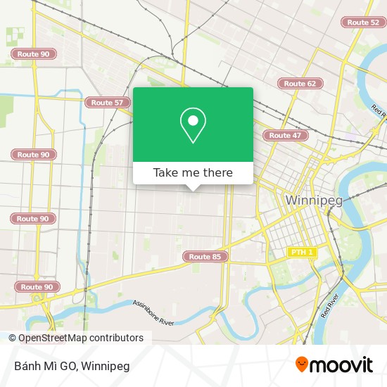 Bánh Mì GO map