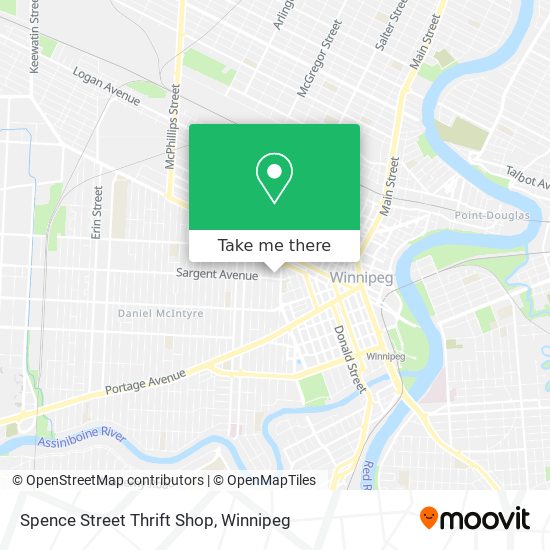 Spence Street Thrift Shop plan