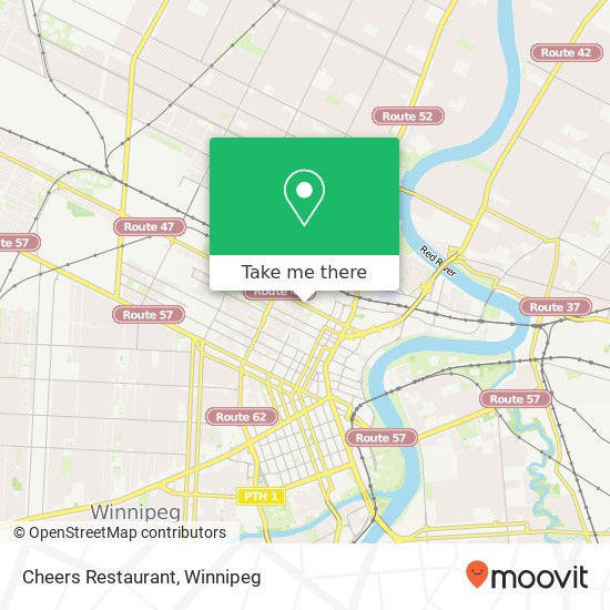 Cheers Restaurant, 390 Logan Ave Winnipeg, MB R3A map