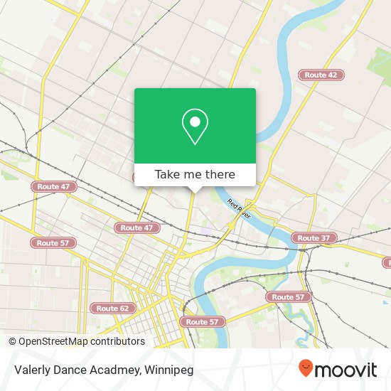 Valerly Dance Acadmey map