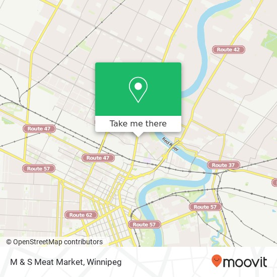 M & S Meat Market, 915 Main St Winnipeg, MB R2W 3P2 map