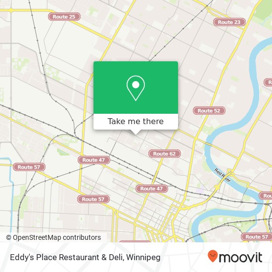 Eddy's Place Restaurant & Deli, 669 Selkirk Ave Winnipeg, MB R2W map