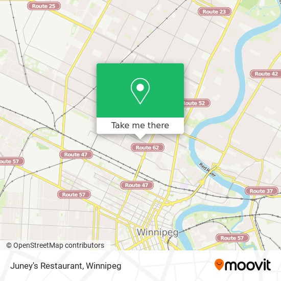 Juney's Restaurant map