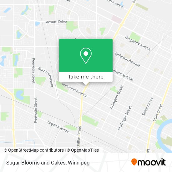 Sugar Blooms and Cakes map