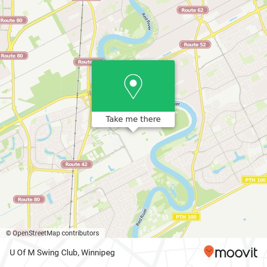 U Of M Swing Club map