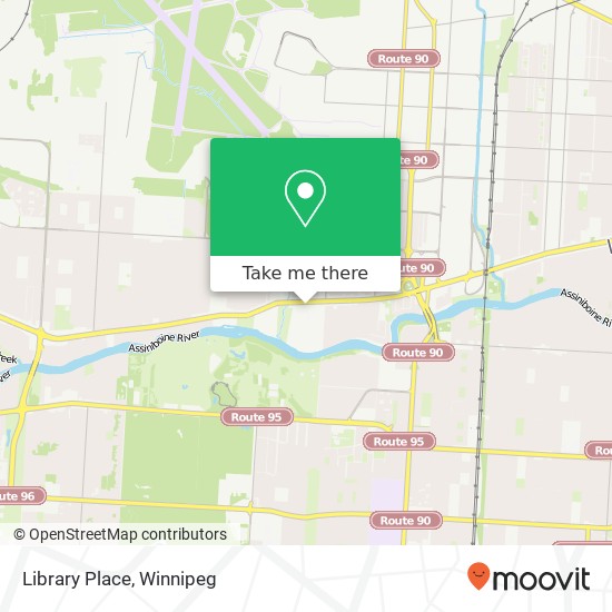 Library Place map