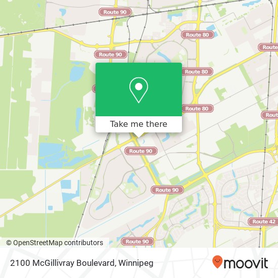 2100 McGillivray Boulevard map