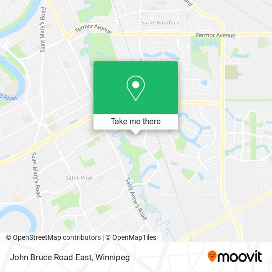 John Bruce Road East map