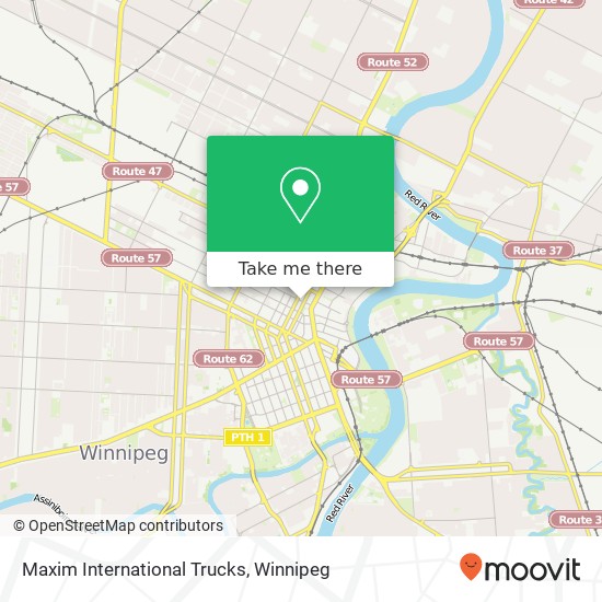 Maxim International Trucks map