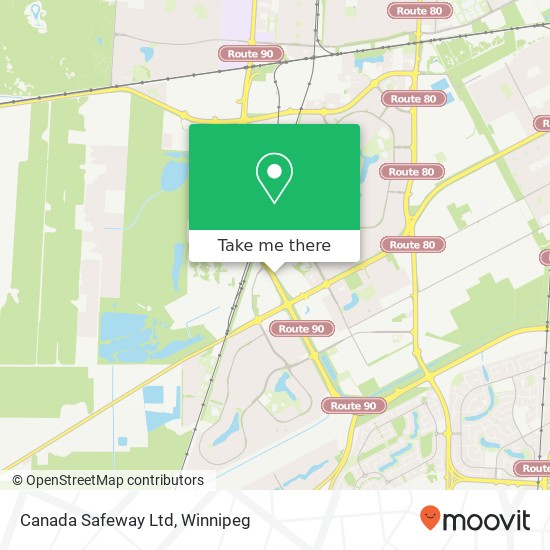 Canada Safeway Ltd map