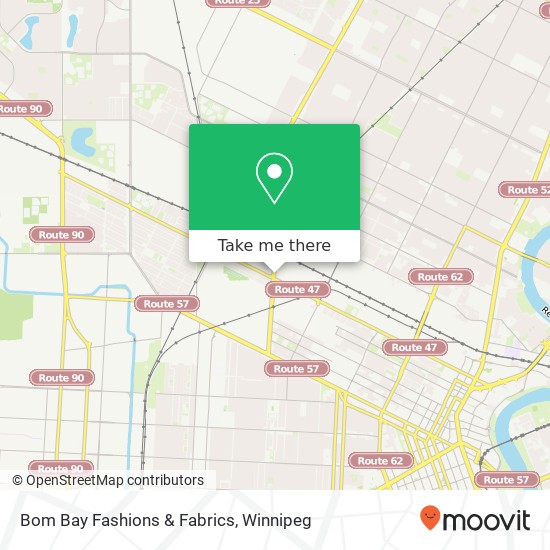 Bom Bay Fashions & Fabrics map