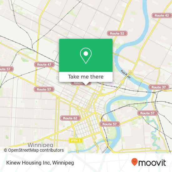 Kinew Housing Inc map