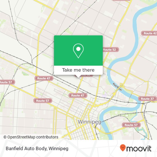 Banfield Auto Body map