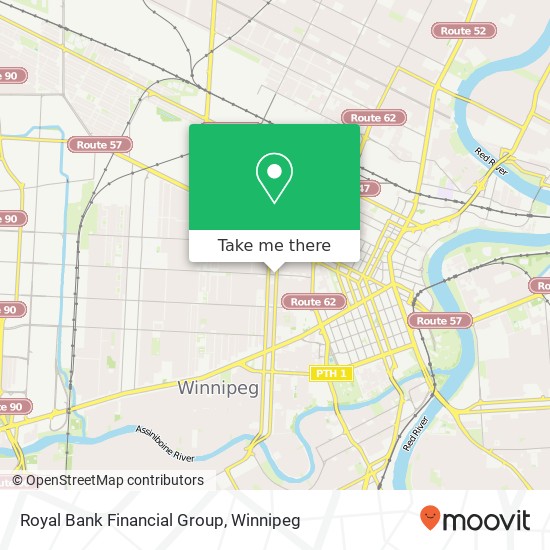 Royal Bank Financial Group map