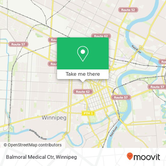 Balmoral Medical Ctr map