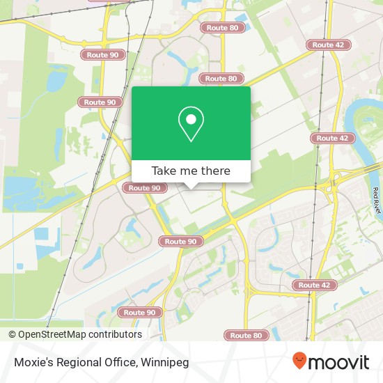 Moxie's Regional Office map