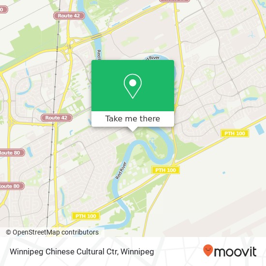 Winnipeg Chinese Cultural Ctr map