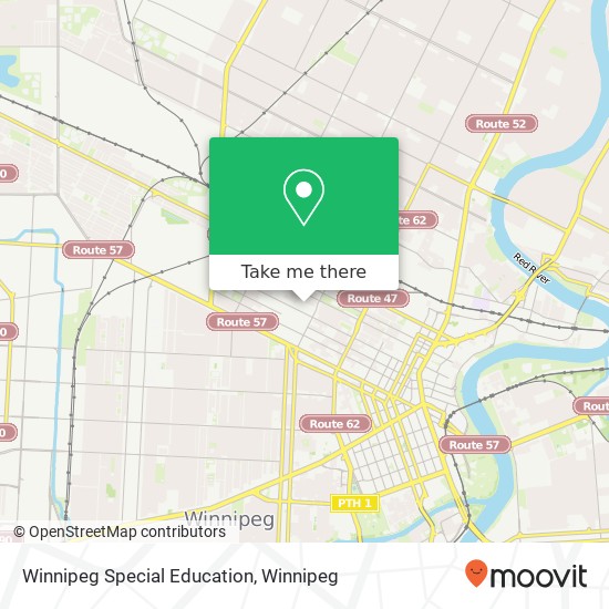 Winnipeg Special Education map