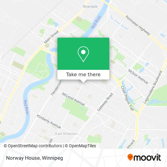 Norway House map