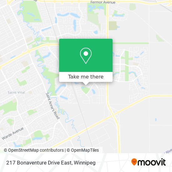 217 Bonaventure Drive East map