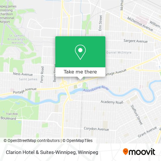 Clarion Hotel & Suites-Winnipeg plan