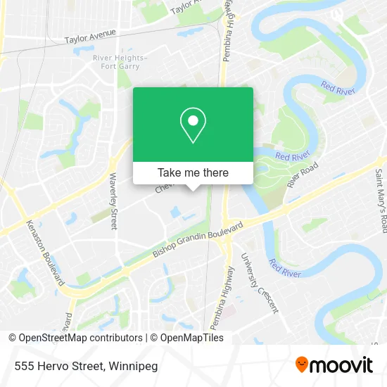 555 Hervo Street map