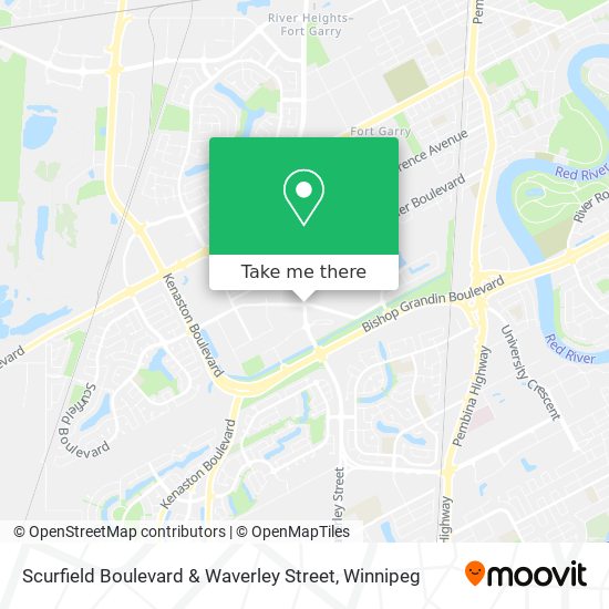 Scurfield Boulevard & Waverley Street map