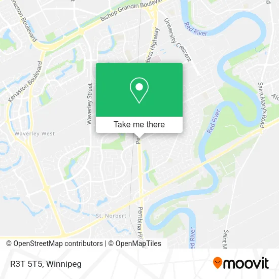 R3T 5T5 map