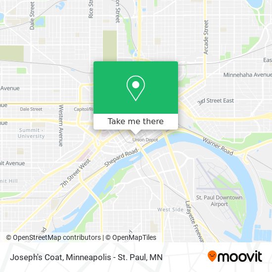 Joseph's Coat map