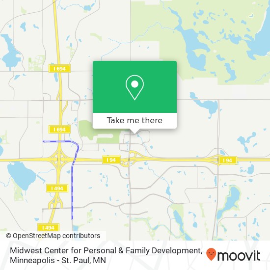 Mapa de Midwest Center for Personal & Family Development