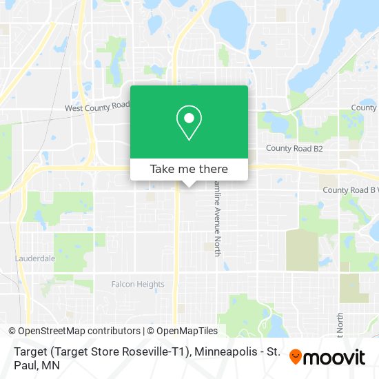 Target (Target Store Roseville-T1) map
