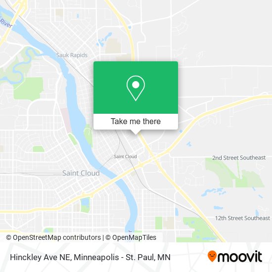 Mapa de Hinckley Ave NE