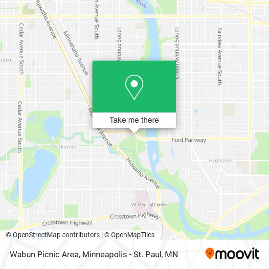 Wabun Picnic Area map