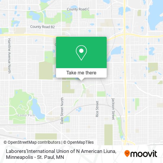 Laborers'International Union of N American Liuna map