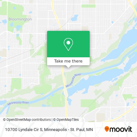 10700 Lyndale Cir S map