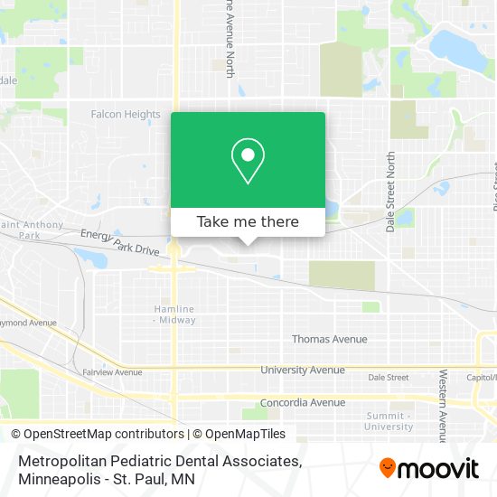 Mapa de Metropolitan Pediatric Dental Associates