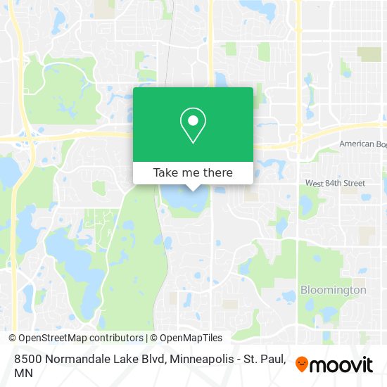8500 Normandale Lake Blvd map