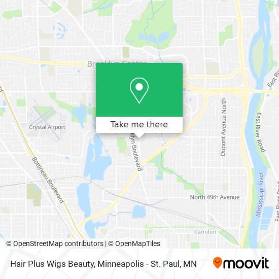 Hair Plus Wigs Beauty map