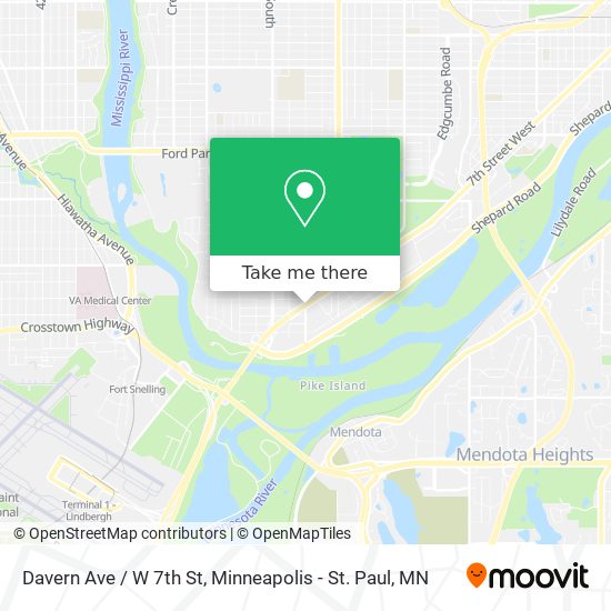 Davern Ave / W 7th St map
