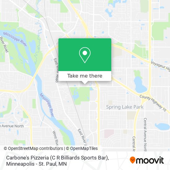 Carbone's Pizzeria (C R Billiards Sports Bar) map