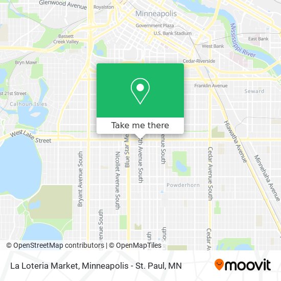 La Loteria Market map