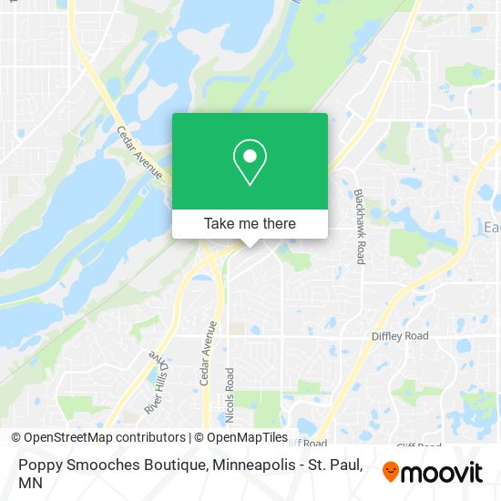 Poppy Smooches Boutique map