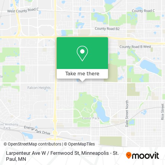 Larpenteur Ave W / Fernwood St map