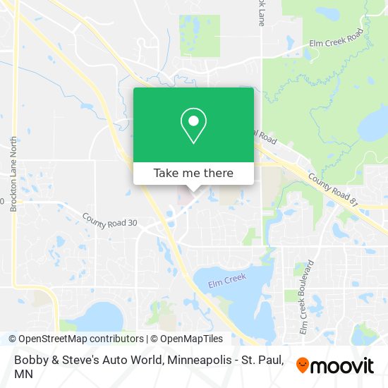 Bobby & Steve's Auto World map