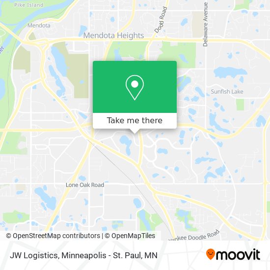 JW Logistics map