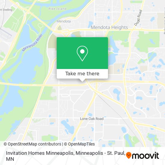 Mapa de Invitation Homes Minneapolis