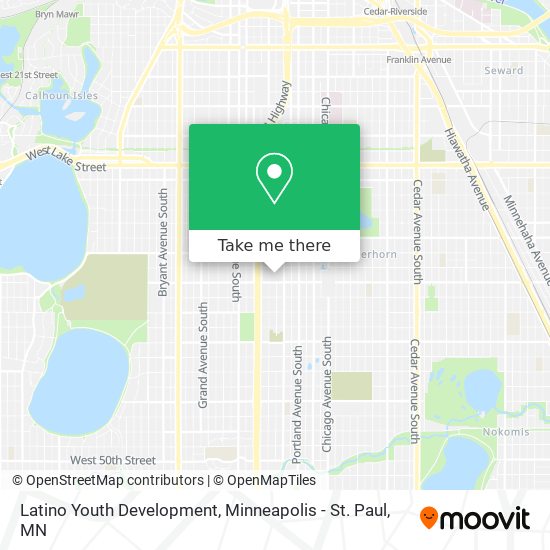 Mapa de Latino Youth Development