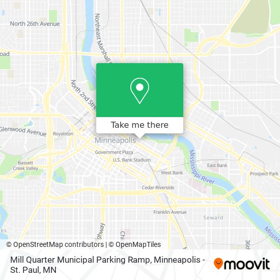 Mill Quarter Municipal Parking Ramp map