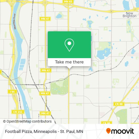 Football Pizza map