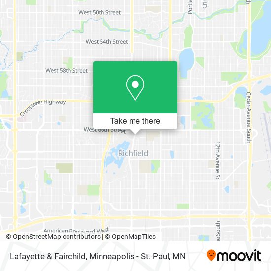 Lafayette & Fairchild map